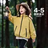 Tutu Elefantito Ropa Infantil Chaqueta Cortavientos para Niñas 2026 Otoño Nueva Impermeable con Capucha Chaqueta Soft Shell Cortavientos 3 en 1