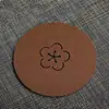 Posavasos Creativo Transparente de Fieltro para Taza de Té Aislante del Calor Antideslizante Portavasos Doméstico Base para Olla Posavasos Posavasos de Té Absorbente Secado Rápido