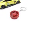 Llavero con colgante Hellafush para rueda de coche modificada, disco de freno, amortiguador, turbina
