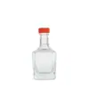 Garrafa de Vinho Transparente Espessa, Produto Criativo Estrangeiro de Vinho Portátil Atacado Garrafa de Licor Garrafa de Vidro 50ml Mini Garrafa de Vinho Medicinal