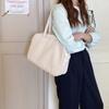 Bolso de hombro para mujer, estilo universitario de Corea del Sur, súper moderno, de gran capacidad, combinable, informal, portátil, para debajo del brazo, 2025