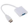 Conversor HDMI para VGA com Áudio 1080P Cabo de Vídeo de Alta Definição Adaptador de Saída para Monitor Tela de Projeção