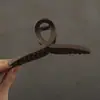 Pasador Coreano Mate Esmerilado Tocado de Alta Gama Pinza para el Cabello Pinza para el Baño Pinza de Tiburón Retro Francesa en la Parte Posterior de la Cabeza