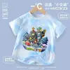 Plantas vs.. Conjunto de Verano Zombies Malla Deportiva Infantil Nueva Camiseta de Secado Rápido para Niños y Niñas Transpirable Ropa para Casa