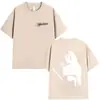 Camiseta de Moda Harajuku 2025 para Hombre de Nessa Barrett, Camiseta de Algodón de Manga Corta, Estilo Y2K Casual y Cómodo