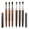 Pincel para Nail Art de Sândalo Transfronteiriço Caneta de Fototerapia Conjunto Cabeça Redonda Grande Cabeça Plana Grande Quadrada Redonda Manicure Extensão Cola Especial