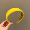 Faixa de Cabelo Fresca e Fofa com Cabeça de Esponja para Mulheres, Nova Tendência Celebridade da Internet Primavera/Verão 2025, Faixa de Cabelo de Alta Qualidade para Lavar o Rosto, Top Alto Crânio