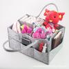 Nueva bolsa de almacenamiento de fieltro bolsa de almacenamiento para pañales bolsa de almacenamiento portátil para pañales bolsa de cosméticos de fieltro venta al por mayor de fábrica