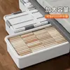 Caja de Almacenamiento con Ruedas para Debajo de la Cama, Cajón Doméstico Tipo Cajón para Ropa, Almacenamiento y Organización, Caja de Almacenamiento para Debajo de la Cama de Dormitorio, Engrosada