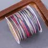 Boting No. 72, estilo chino, teñido en degradado, hilo de jade colorido para pulseras, collares, colgantes y joyería hechos a mano