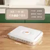 Caja de Almacenamiento para Dumplings, de Grado Alimenticio para Refrigerador Doméstico, Caja de Dumplings Multicapa para Conservación, Caja para Congelar Rápidamente Wontons, Tamales, Dumplings