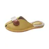 Meias Pantufa Baotou para Uso Externo Feminino Primavera e Verão Nova Moda Estilo Coreano Sapatilhas Gelatina Preguiçoso Versátil Sandálias de Celebridade da Internet para Mulheres