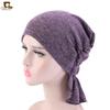 Pañuelo elástico de algodón para mujer, banda elástica, gorro tipo pullover, gorro para quimioterapia, gorro suave para dormir TJM-231A