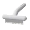 Peine para gatos, peine rascador para mascotas, eficiente para eliminar el pelo suelto, peine desenredante, peine de aseo específico para gatos, peine universal para limpiar el pelo de gatos