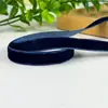 Cinta flocada de 1 cm cinta de terciopelo de 1 cm cinta de terciopelo de una cara accesorios para lazos de bricolaje cinta de terciopelo no elástica de 200 yardas