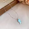 Brincos e Colares de Estrela-do-Mar com Contas Dopamina Primavera e Verão, Corrente para Clavícula Estilo Férias na Praia, Acessórios da Moda Leve Luxo de Alta Qualidade