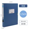Caja de Archivo Engrosada Suministros de Oficina Caja de Archivo de Plástico Gran Capacidad Azul Almacenamiento de Documentos Contratos Caja de Información Venta al por Mayor