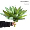 Suculenta Verde de Agave Simulada en Maceta Planta Verde Bonsái Decoraciones de Escritorio Adornos Tienda en Casa Ventana Paisajismo Plantas en Maceta