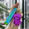 Llavero Monstruo Dentudo Transfronterizo, Colgante de Monstruo Lindo, Dientes Divertidos, Regalo para Mochila de Estudiante, Caja Sorpresa, Máquina de Peluches
