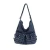 Mochila mais vendida transfronteiriça, bolsa feminina de cor sólida, estilo retrô europeu e americano, bolsa de ombro cruzado, bolsa tote de grande capacidade para o dia a dia