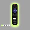 Venta Caliente de Amazon Cubierta para Control Remoto Roku Antideslizante Anti-Caída TCLRC280 Universal Luminosa de Silicona Cubierta Protectora