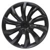 Nueva cubierta de cubo de rueda de coche, cubierta de rueda de coche universal, cubierta de cubo de rueda de 15 pulgadas, cubierta de cubo de rueda de 14 pulgadas, ciclón, plata, negro