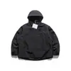 Ropa Vintage 2025 Invierno Nuevo Retro Japonés Color Sólido Decorado con Velcro Chaqueta de Algodón con Capucha Tres en Uno