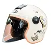 Casco de Seguridad para Vehículos Eléctricos Certificado 3C para Hombres y Mujeres, Casco de Verano, Motocicleta Eléctrica, Casco Medio con Protección Solar para Todas las Estaciones
