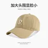Gorra de Béisbol para Mujer 2026, Circunferencia de Cabeza Ampliada, Visera Profunda y Ancha, Hace que la Cara Parezca Más Pequeña, Visera Dura para el Sol, Bordado de Letras para Hombre