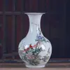 Vaso Criativo de Forno Transformado por Riqueza e Longevidade, Novos Enfeites de Sala de Estar Chinoiserie, Presentes Empresariais, Enfeites de Vaso de Cerâmica