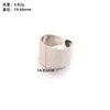 Anillo mínimo de pedido europeo y americano retro ancho plisado de acero de titanio oro de 18k personalizado de acero inoxidable en forma de corazón