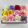 Arreglo de rosas de diamante simulado para boda, pinza para el cabello con forma de rosa de esquina, regalo de acompañamiento, material floral de fondo DIY