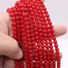 Cuentas de Vidrio Redondas de Color Sólido Transparentes de 3-8 mm Cuentas Sueltas Accesorios para Joyería Hecha a Mano DIY No Descolorables Collar Pulsera