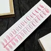 Puntas para Uñas Artísticas Ojo de Gato Anchas de Gota de Agua 3D Tiras Pre-hechas 30 Piezas Uñas Usables de Tamaño Directo de Fábrica Personalización