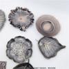Usado para decoração prato de joias metal tapete de xícara de chá artesanato porta-copos sabonete pêndulo requintado arte em cobre suporte para xícara de chá