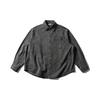 Hecho para durar Retro Lavado Bordado Holgado Casual Camisa de Manga Larga Niños Algodón Puro Camisa de Trabajo Cs01