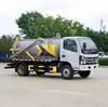 Caminhão de Sucção de Esgoto Dongfeng Huashen F3 de 4,5 Metros Cúbicos Pode Autoescorvante e Autodescarregador Caminhão de Sucção de Esgoto de Tanque Séptico