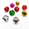 120 Peças Sino de Natal 2,5 cm, 4 Cores Misturadas Mini Sino para Artesanato Sino de Metal Colorido para Guirlanda Decoração de Casa e Natal DIY (4 Cores, 2,5cm)