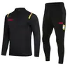 2421 Traje de Entrenamiento de Fútbol con Placa Ligera Estampado Traje para Adultos Traje de Fútbol con Placa Ligera Traje de Competición Deportiva Traje de Entrenamiento de Media Cremallera