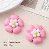 Acessórios de resina diy de desenho animado acessórios amor pétala cola de creme grampo de cabelo feito à mão capa de celular fivela de sapato acessórios lote