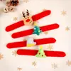 Pequeños Regalos Infantiles, Anillo a Presión Creativo, Pulsera de Peluche de Papá Noel, Anillo a Presión, Pequeños Regalos para Disfraces de Actividad de Jardín de Infancia