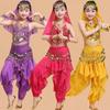 Traje de danza del vientre para niños, traje de danza étnica, traje de danza infantil, traje de danza india, traje de danza de Xinjiang