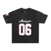 Jiayiku 2026 Nova Camiseta de Malha de Cetim de Verão Camisa de Futebol Americano Masculina e Feminina Estilo Esportivo de Manga Curta de Corrida