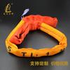 Eslinga de elevación flexible de doble hebilla 10T20T eslinga de elevación flexible de hebilla redonda de dos extremos pesada 40 toneladas eslinga de elevación flexible