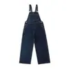 Diseño retro americano Pantalones con tirantes de mezclilla hombres y mujeres pareja ameikaji rectos holgados overol pantalón de una pieza