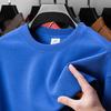 Sudadera de algodón de otoño para hombre, de alta gama, de marca, informal, holgada, de manga larga, con cuello redondo