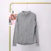 Jaqueta LULU DF com gola alta e logo, em estoque para entrega imediata, justa ao corpo, respirável, elástica, com zíper dourado, para fitness e esportes