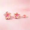 Nova Flor de Pessegueiro Flor de Pessegueiro Galho Pétalas Resina DIY Acessórios de Joias Populares Flor de Pessegueiro Resina Acessórios de Joias Transfronteiriço