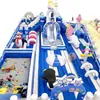 Castelo Inflável Grande para Crianças Parque de Trampolim ao Ar Livre Projeto de Quiosque Grande ao Ar Livre Design e Processamento de Trampolim