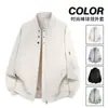 Fujian Boa Qualidade Americana High Street Gola Alta Roupa de Trabalho Jaqueta de Voo Masculina Outono Jaqueta de Baseball Versátil Solta Casual Roupa Externa